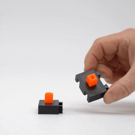 Modular 3/8 socket tray with magnetic base for tool chests