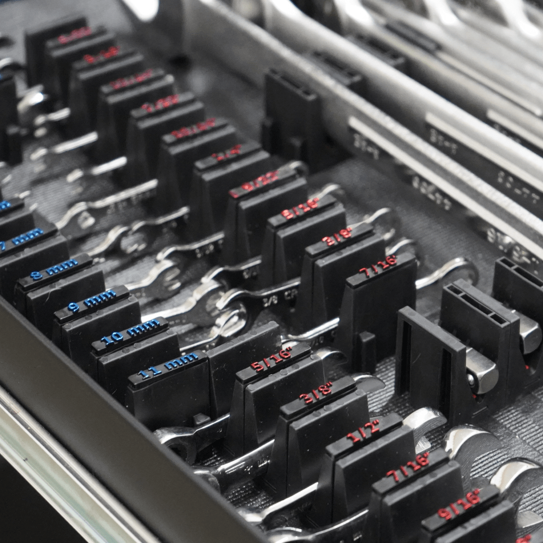 Spanner Size Labels - Metric (2.0) - ToolBox Widget UK