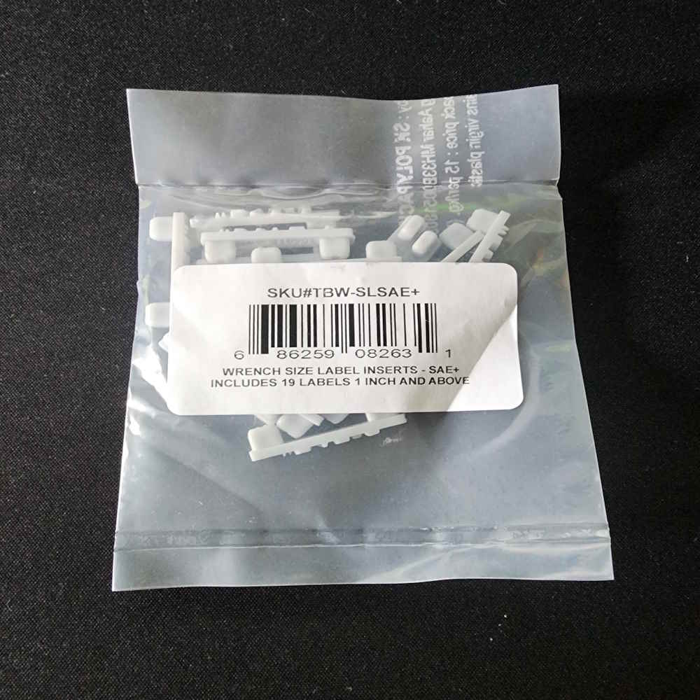 Spanner Size Labels - SAE+ (2.0) - ToolBox Widget UK