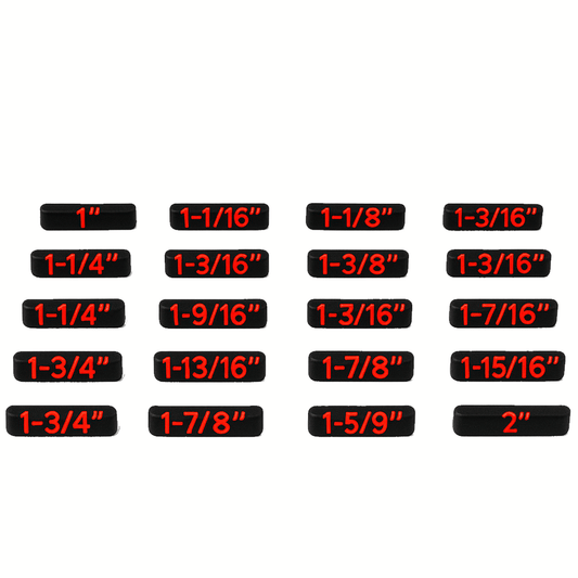 Spanner Size Labels - SAE+ (2.0) - ToolBox Widget UK