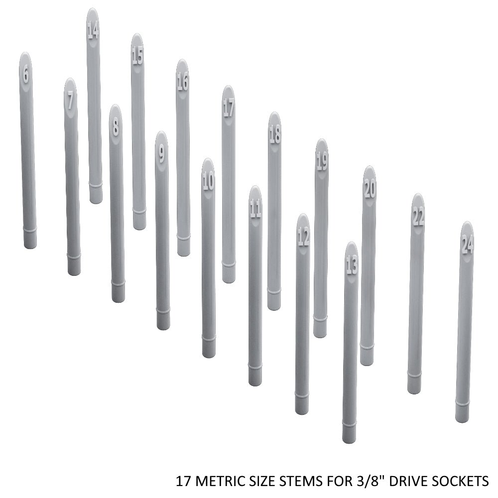 3/8" Socket Stems - Metric - ToolBox Widget UK