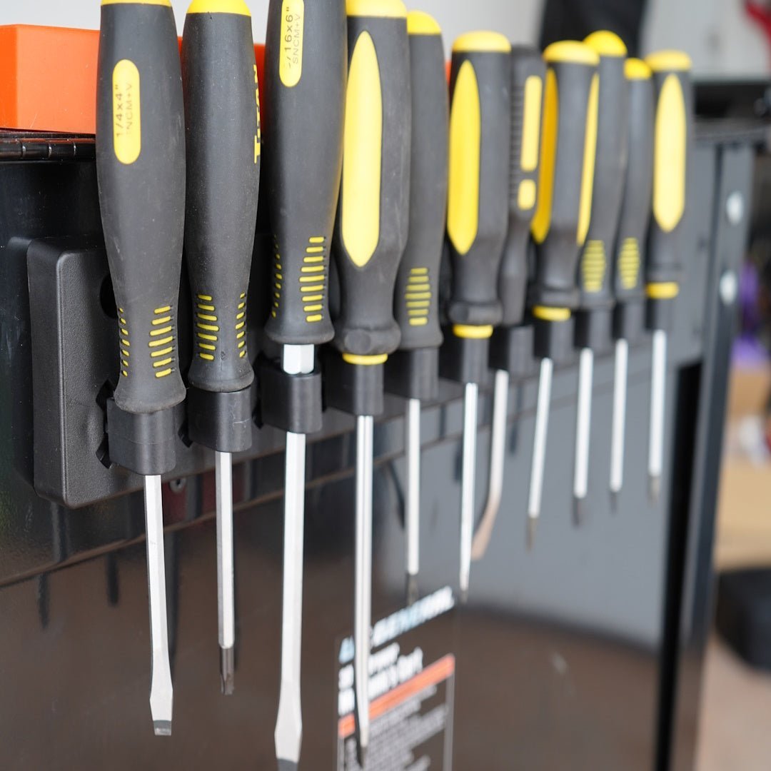 Magnetic Screwdriver Vertical Hangers - ToolBox Widget UK