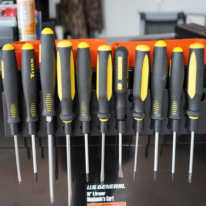 Magnetic Screwdriver Vertical Hangers - ToolBox Widget UK