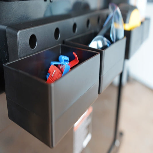 Magnetic Tray/Bin Vertical Hangers - ToolBox Widget UK