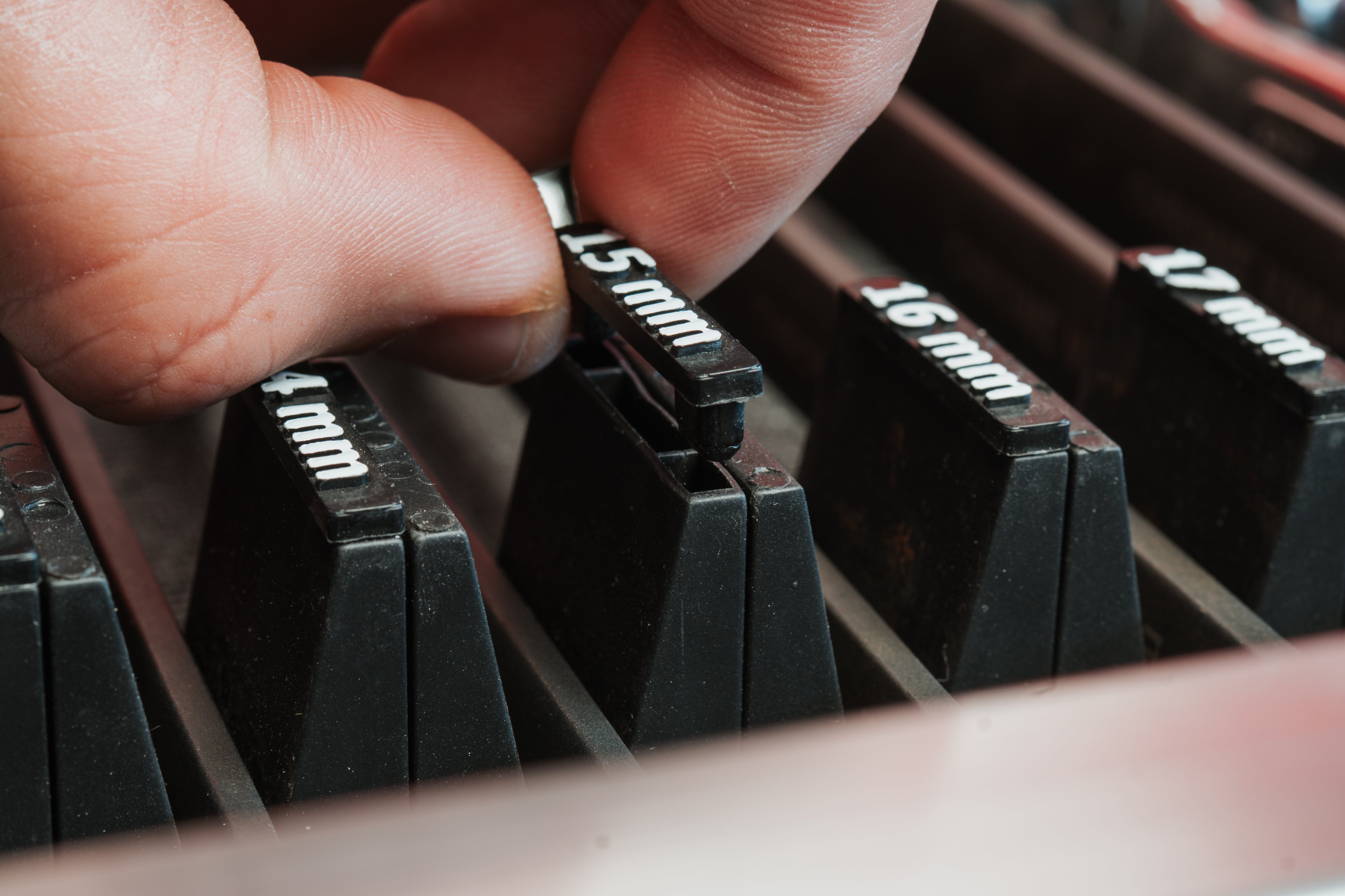 Spanner Size Labels - Metric - ToolBox Widget UK