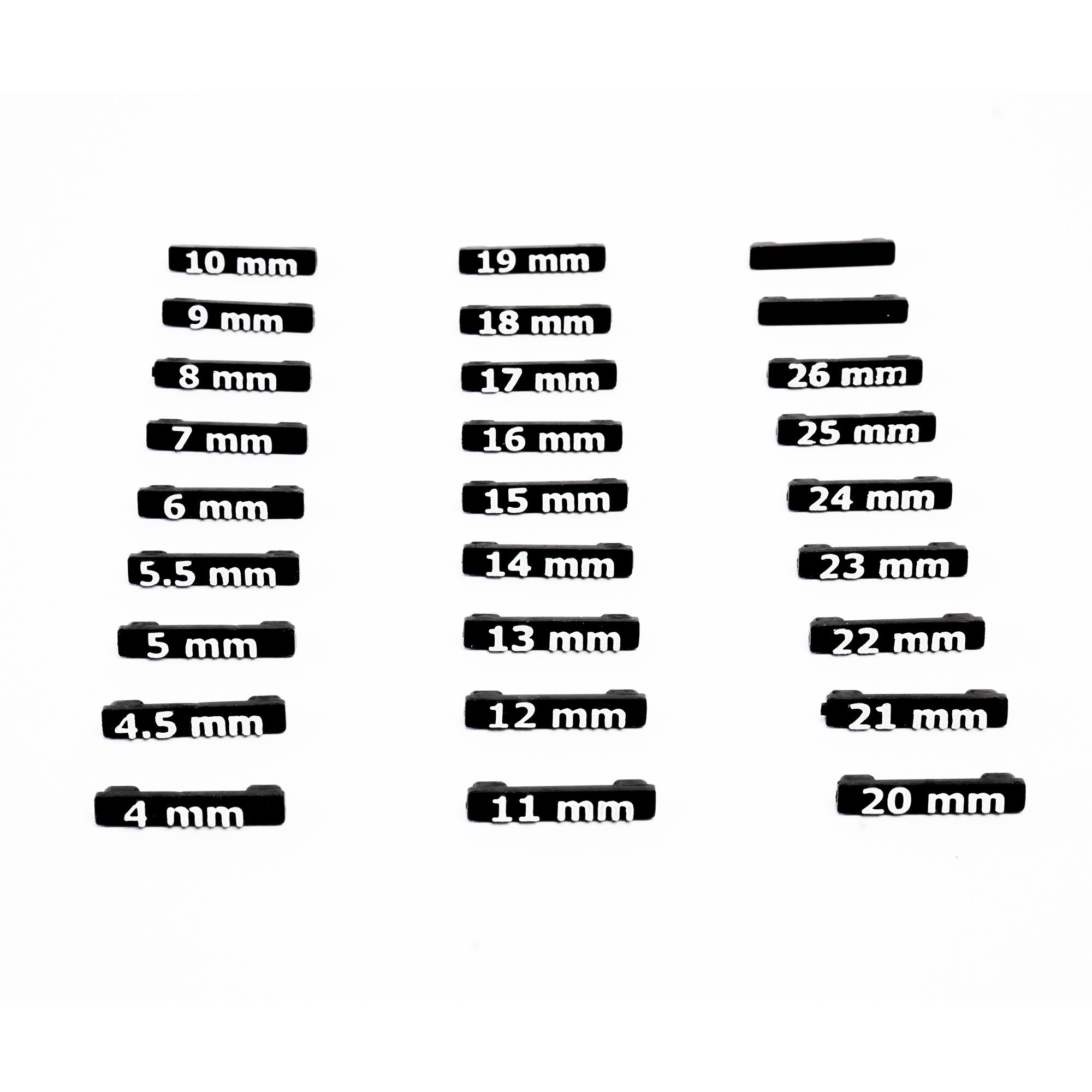 Spanner Size Labels - Metric - ToolBox Widget UK