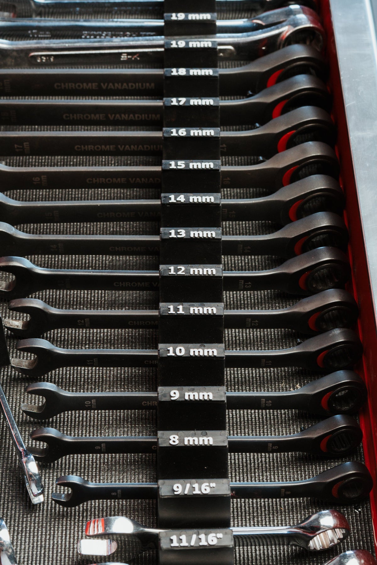 Spanner Size Labels - Metric - ToolBox Widget UK