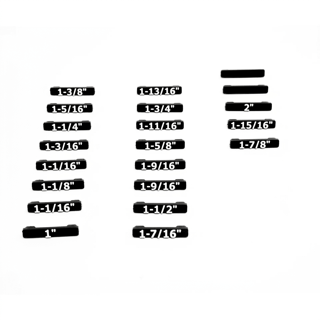 Spanner Size Labels - SAE+ (2.0) - ToolBox Widget UK