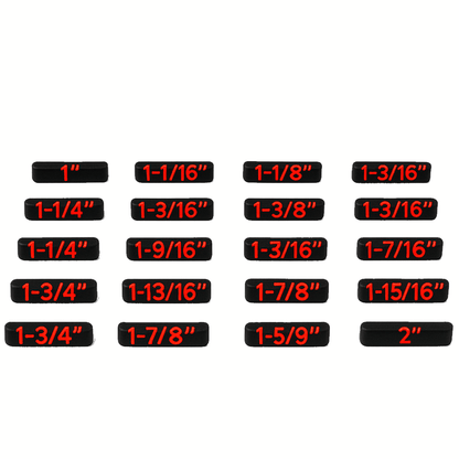 Spanner Size Labels - SAE+ (2.0) - ToolBox Widget UK