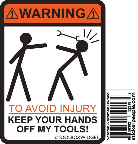Stick Figure Throwing Wrench - ToolBox Widget UK