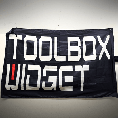 Toolbox Widget Shop Banner (3' x 5') - ToolBox Widget UK