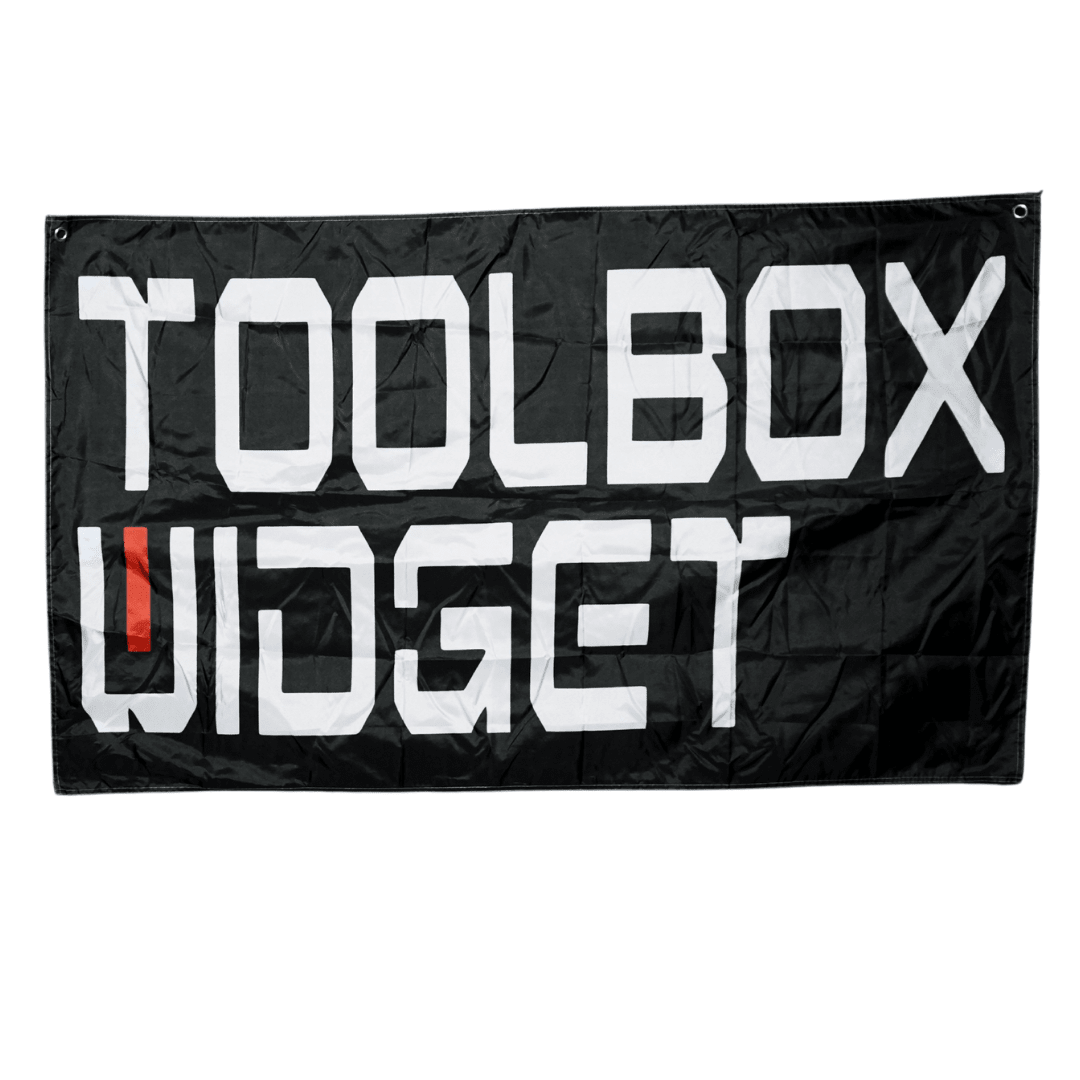 Toolbox Widget Shop Banner (3' x 5') - ToolBox Widget UK