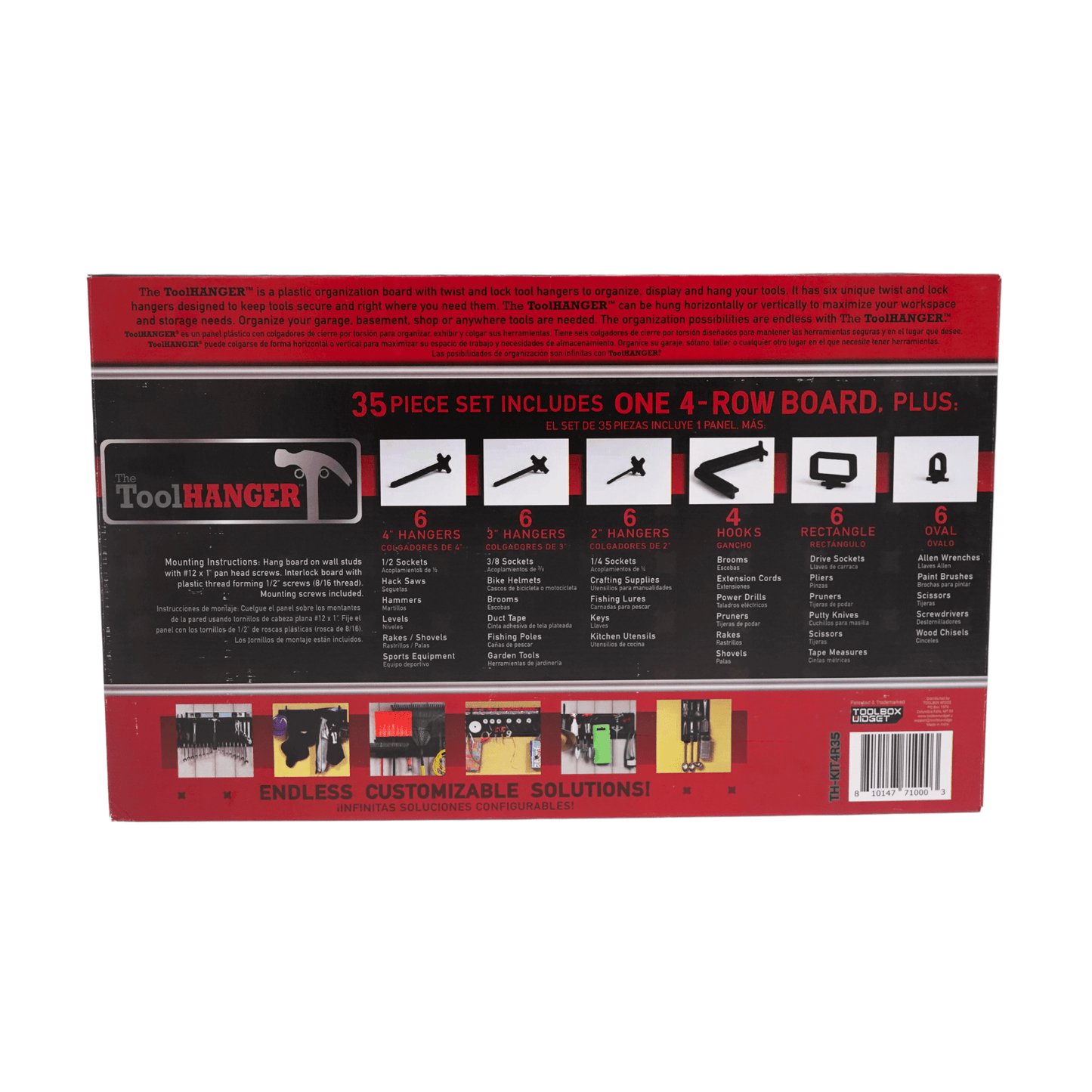 ToolHanger 35 Piece Set - ToolBox Widget UK