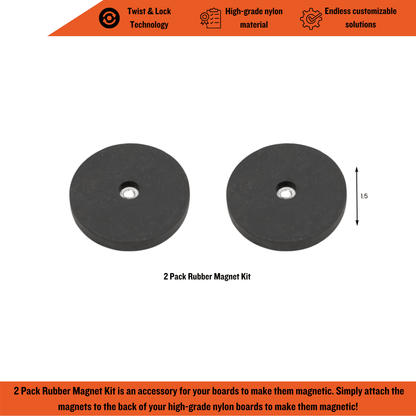 ToolHanger Rubber Magnets - ToolBox Widget UK
