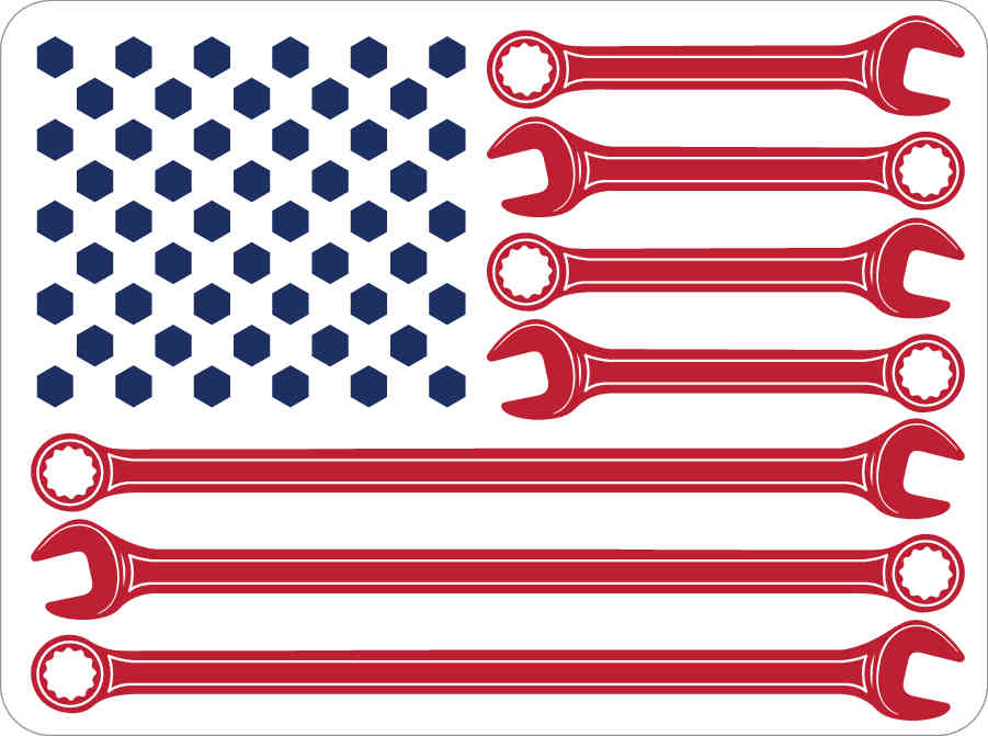 Wrench Bolt Flag - ToolBox Widget UK