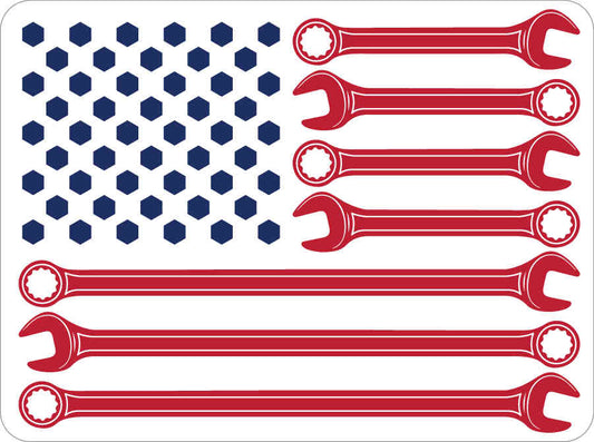 Wrench Bolt Flag - ToolBox Widget UK