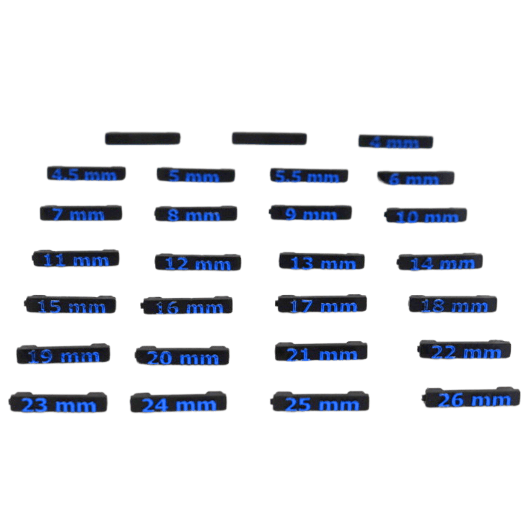 Wrench Size Labels - Metric - ToolBox Widget UK