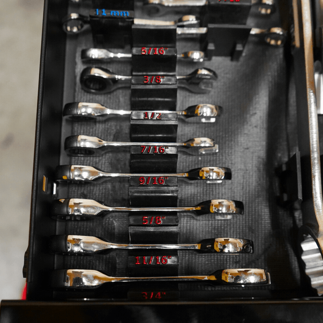 Wrench Size Labels - Metric - ToolBox Widget UK