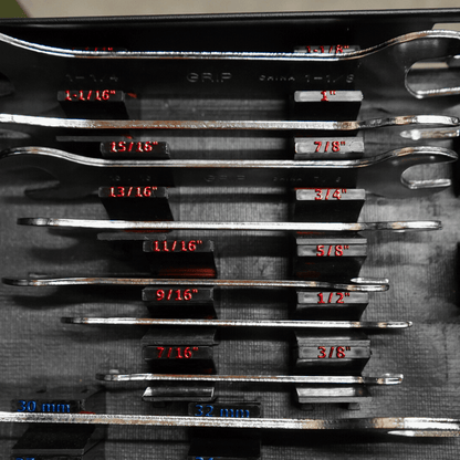 Wrench Size Labels - Metric - ToolBox Widget UK