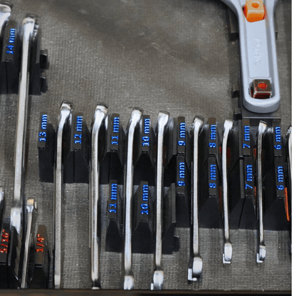 Wrench Size Labels - SAE - ToolBox Widget UK