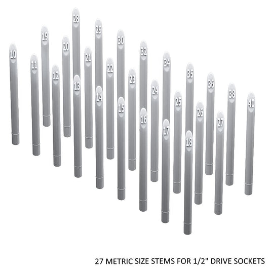 1/2" Socket Stems - Metric - ToolBox Widget UK