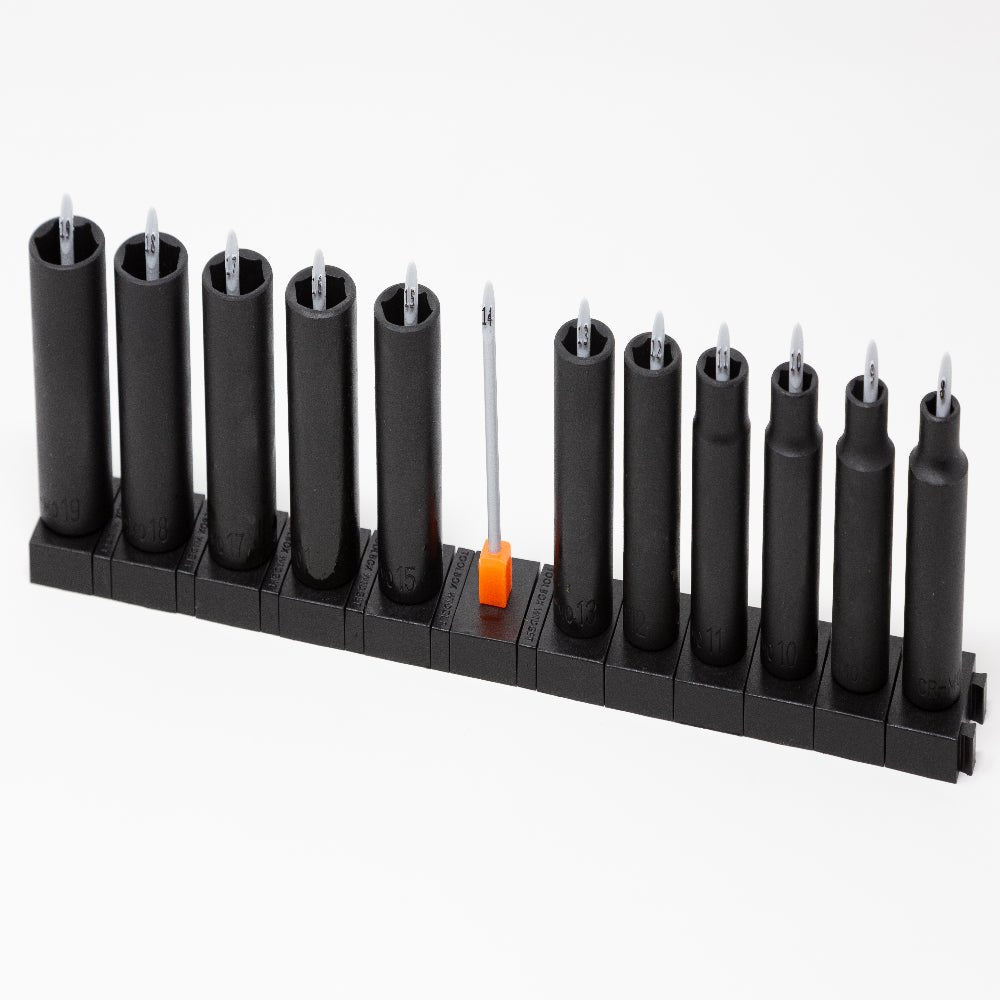 3/8" Socket Stems - SAE - Toolbox Widget UK Socket Organizer, Socket Organization, Toolbox Widget, Tool Box Widget, Tool Organization, Socket Holder, Socket Tray