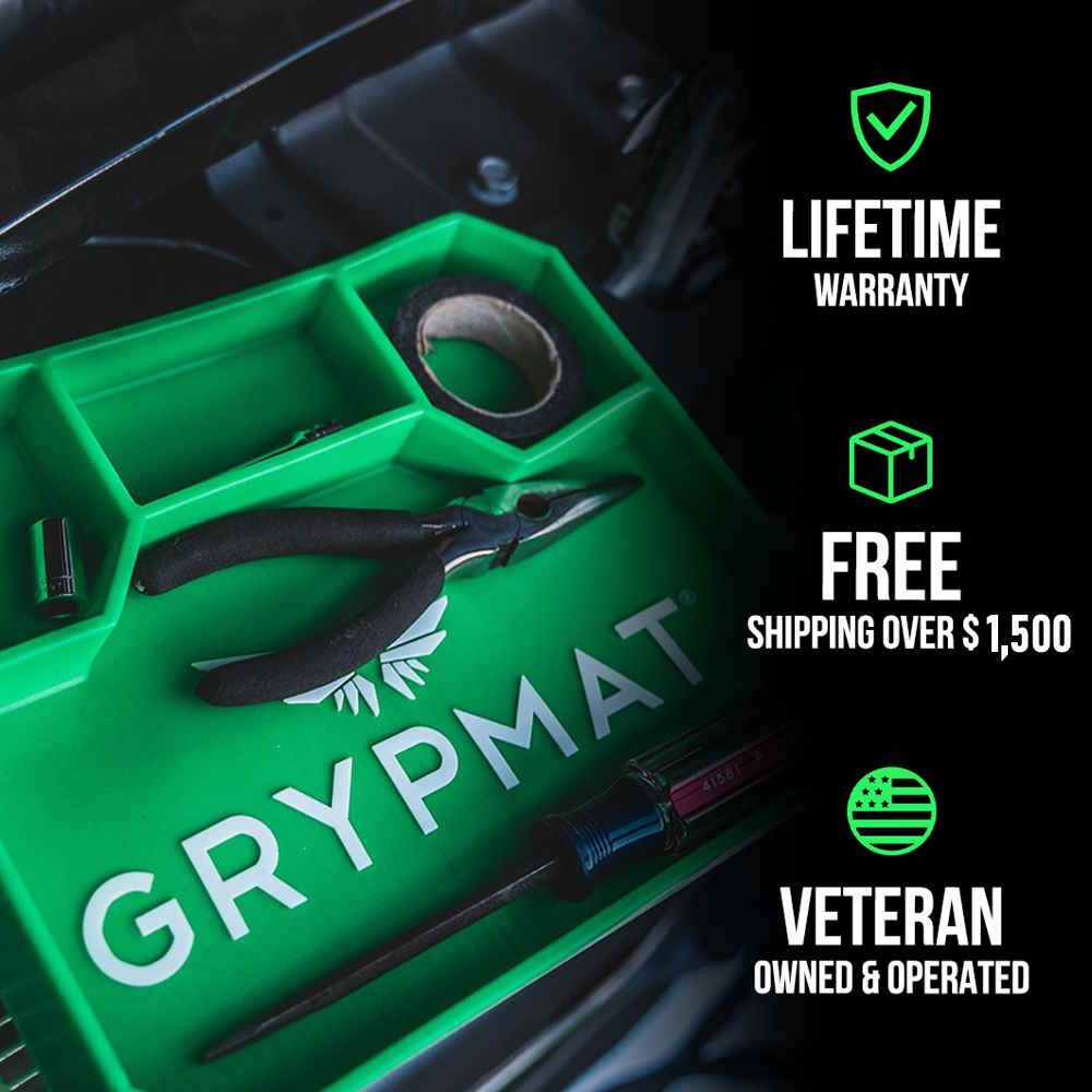 Grypmat Plus - DUO - Toolbox Widget UK, Grypmat, Grip mat, Tool Mat, Toolbox Widget, Tool Box Widget, Non-slip, Tool caddy, Tool tote