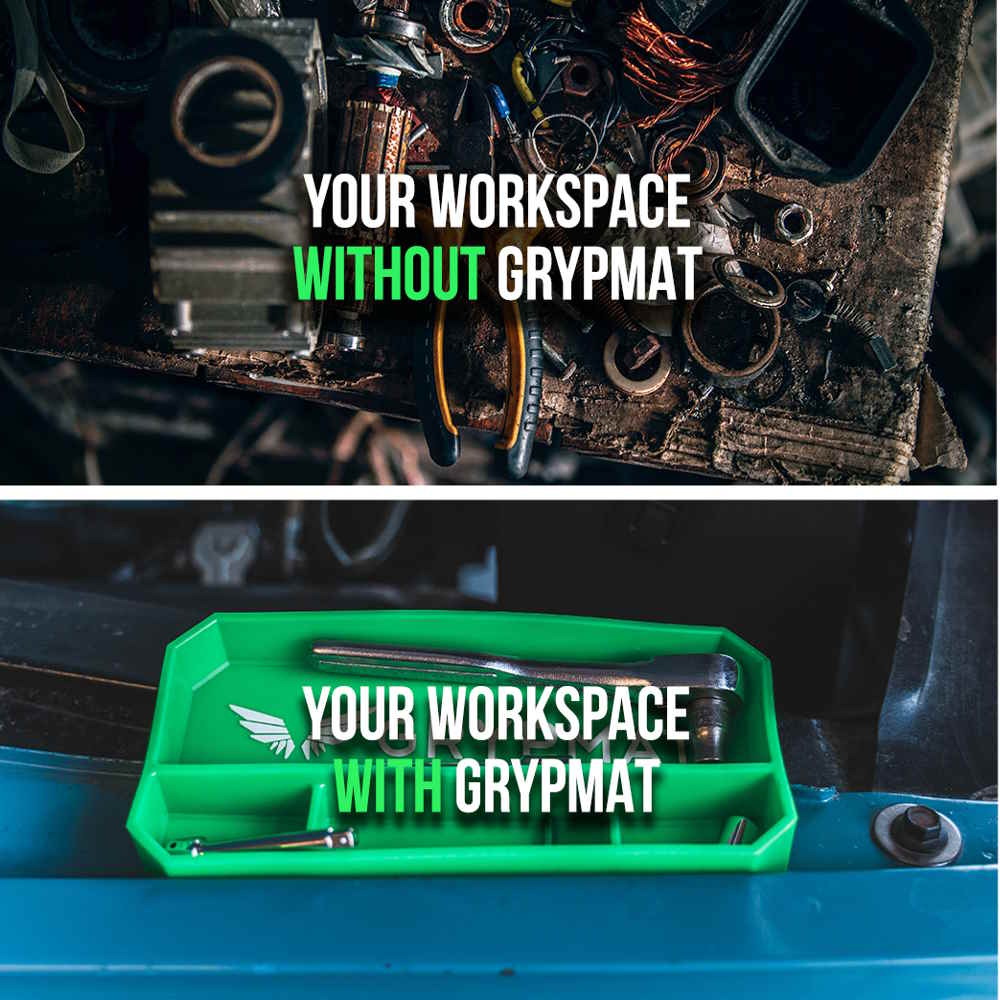 Grypmat Plus - TRIO - Toolbox Widget UK, Grypmat, Grip mat, Tool Mat, Toolbox Widget, Tool Box Widget, Non-slip, Tool caddy, Tool tote