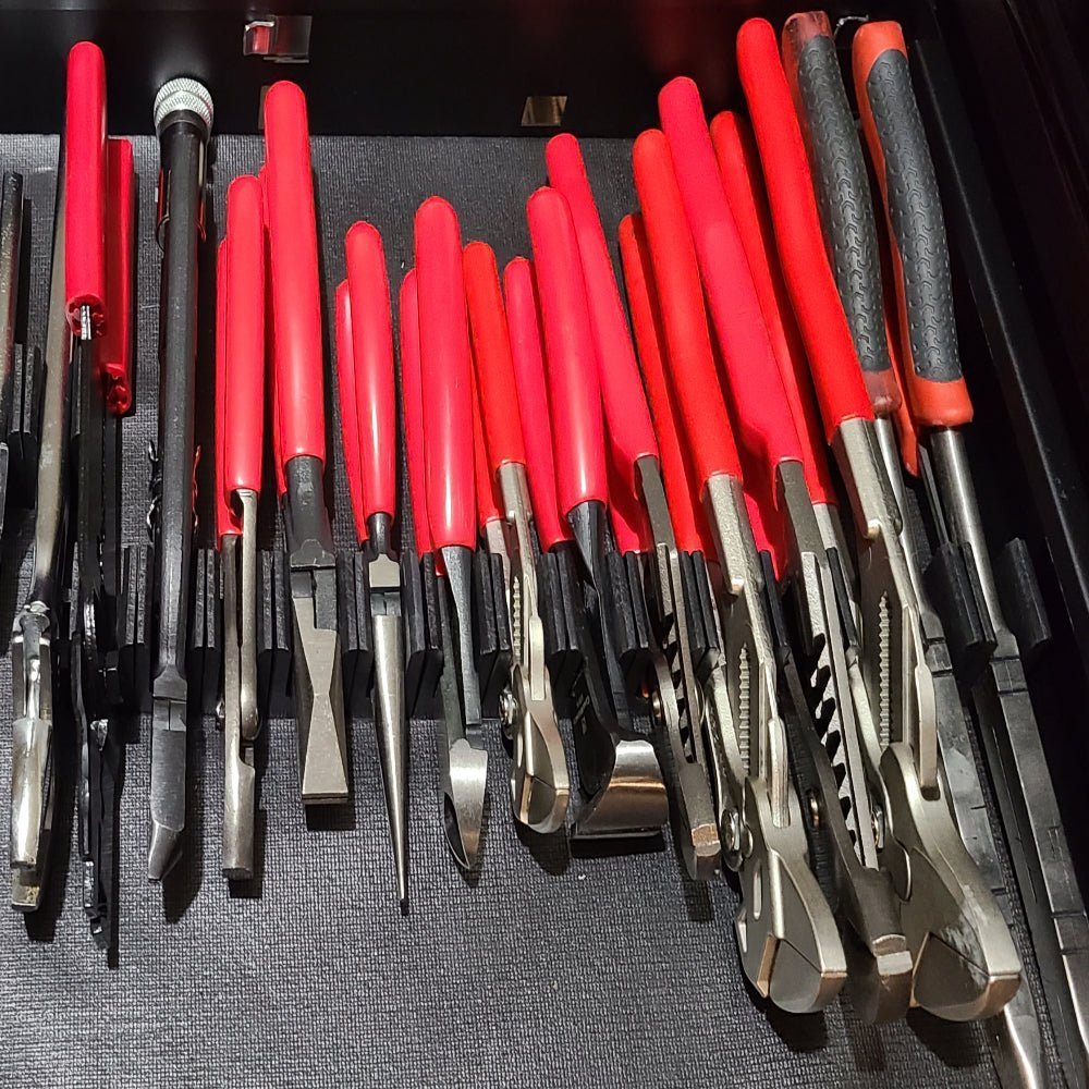 Pro - Plier organizers - Toolbox Widget UK, Plier Organizer, Plier Organization, Toolbox Widget, Tool Box Widget, Tool Organization, Plier Holder
