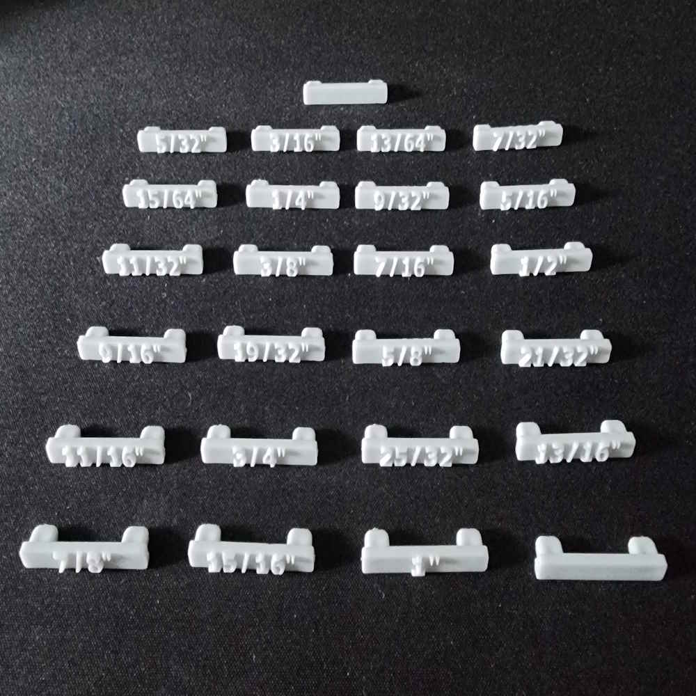 Wrench Size Labels - SAE (2.0) - ToolBox Widget UK